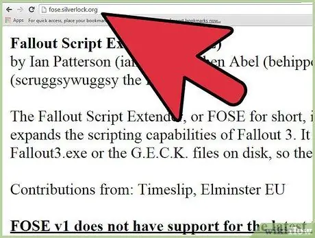 Установите FOSE Step 3 Установите FOSE Step 3