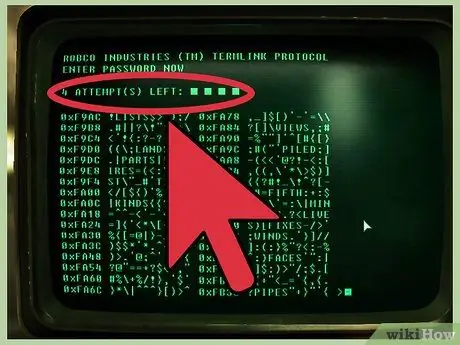 Взломать компьютерный терминал в Fallout 3, шаг 2 Взломать компьютерный терминал в Fallout 3, шаг 2