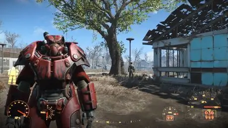 Fallout 4 силовая броня огонь