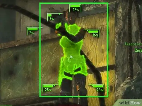 Используйте V. A. T. S в Fallout 3, шаг 2 Используйте V. A. T. S в Fallout 3, шаг 2
