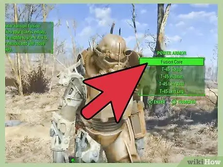Используйте силовую броню в Fallout 4, шаг 2 Используйте силовую броню в Fallout 4, шаг 2