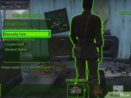 Создайте линию снабжения в Fallout 4, шаг 3 Создайте линию снабжения в Fallout 4, шаг 3
