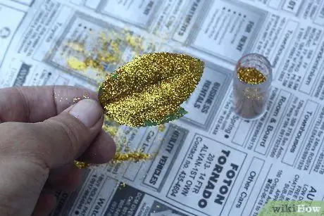 Делаем блестящие листья шаг 5 Делаем блестящие листья шаг 5