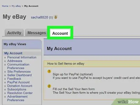 Удалите кредитную карту из eBay на ПК или Mac Шаг 3 Удалите кредитную карту из eBay на ПК или Mac Шаг 3