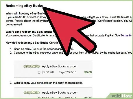 Получите eBay Bucks Шаг 5 Получите eBay Bucks Шаг 5