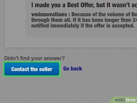 Свяжитесь с продавцом eBay на ПК или Mac Шаг 5 Свяжитесь с продавцом eBay на ПК или Mac Шаг 5
