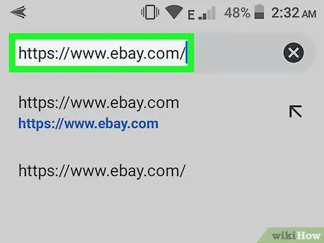 Удаление кредитной карты из eBay на Android Шаг 1 Удаление кредитной карты из eBay на Android Шаг 1