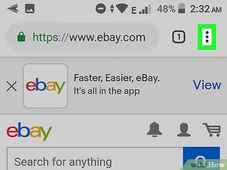 Удаление кредитной карты из eBay на Android Шаг 2 Удаление кредитной карты из eBay на Android Шаг 2