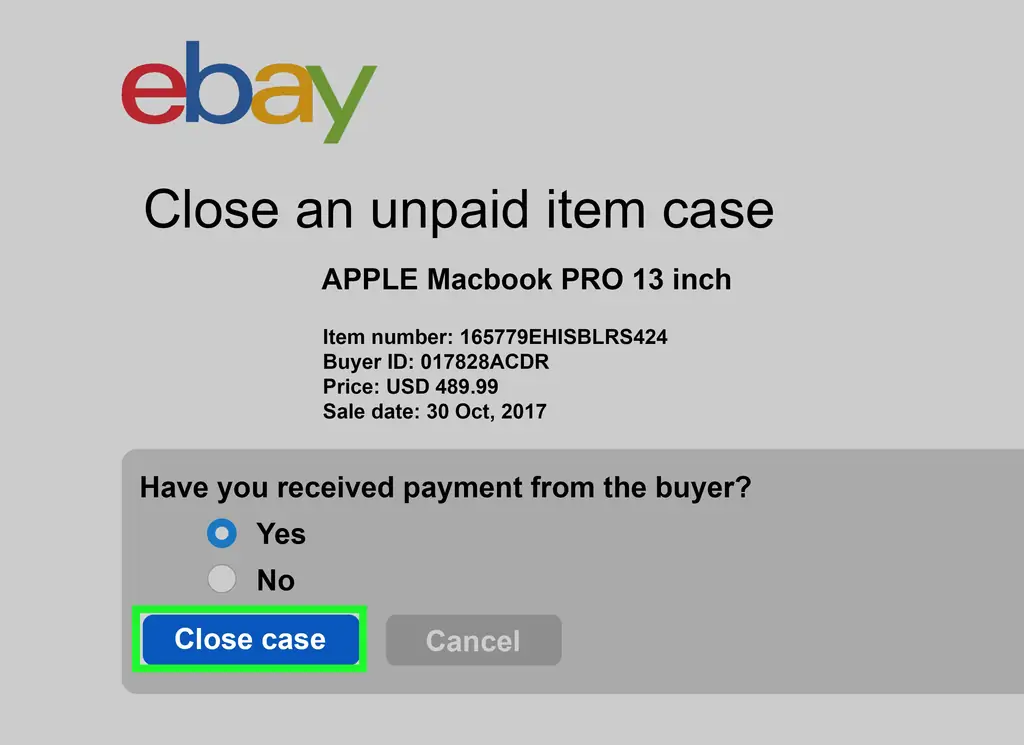 Как закрыть кейс на eBay: 9 шагов (с изображениями)