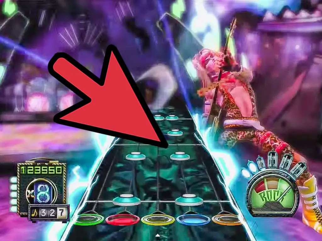 Как нажать двумя руками на Guitar Hero: 7 шагов (с изображениями)