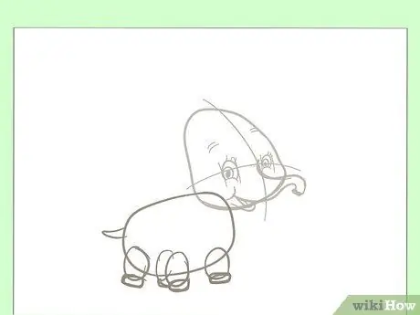 Нарисуйте Дамбо, шаг 4 Нарисуйте Дамбо, шаг 4