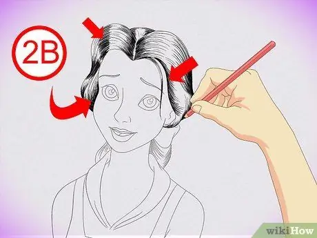 Нарисуйте реалистичный портрет Белль. Шаг 6 Нарисуйте реалистичный портрет Белль. Шаг 6