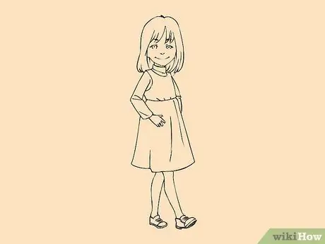 Рисуем девочку Шаг 17