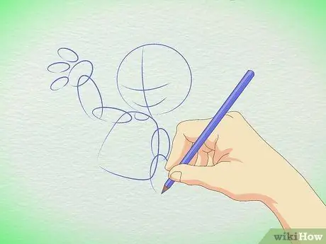 Рисуем Допи из семи гномов Шаг 3