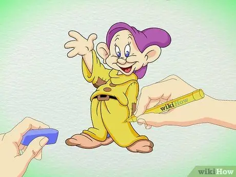 Рисуем Допи из семи гномов Шаг 7