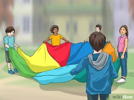Играть в Parachute Tag Шаг 4 Играть в Parachute Tag Шаг 4