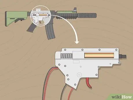 Преобразование страйкбольного оружия из AEG в HPA Шаг 1 Преобразование страйкбольного оружия из AEG в HPA Шаг 1