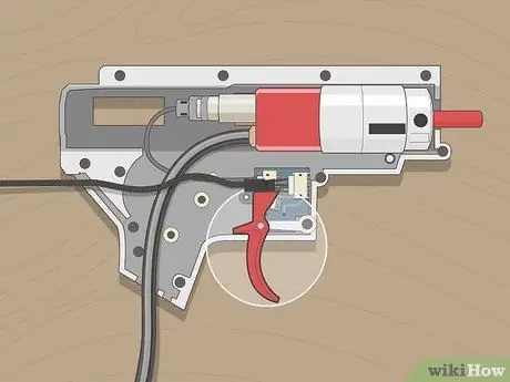Преобразование страйкбольного оружия из AEG в HPA Шаг 10 Преобразование страйкбольного оружия из AEG в HPA Шаг 10