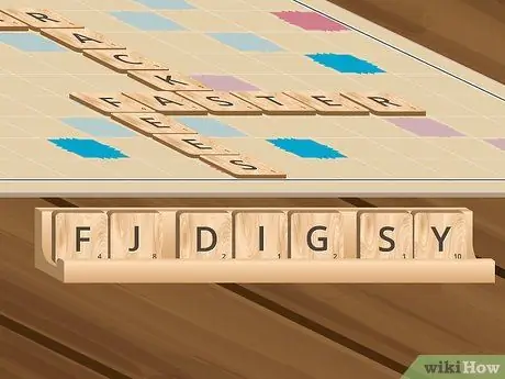 Управление стойкой в Scrabble, шаг 1 Управление стойкой в Scrabble, шаг 1