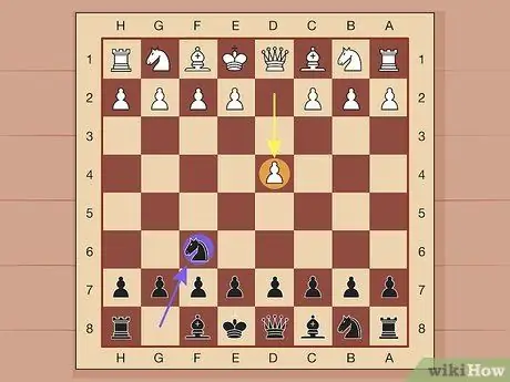Играть в Kings Indian Defense, шаг 01 Играть в Kings Indian Defense, шаг 01