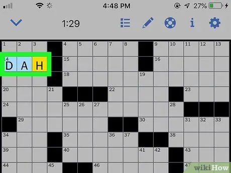 Используйте приложение New York Times Crossword, шаг 8 Используйте приложение New York Times Crossword, шаг 8