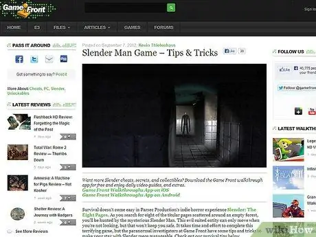 Beat Slender: The Eight Pages, шаг 1 Beat Slender: The Eight Pages, шаг 1