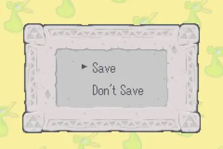 The Legend of Zelda The Minish Cap save screen The Legend of Zelda The Minish Cap save screen