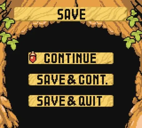 The Legend of Zelda Oracle of Ages экран сохранения Zoomed The Legend of Zelda Oracle of Ages экран сохранения Zoomed