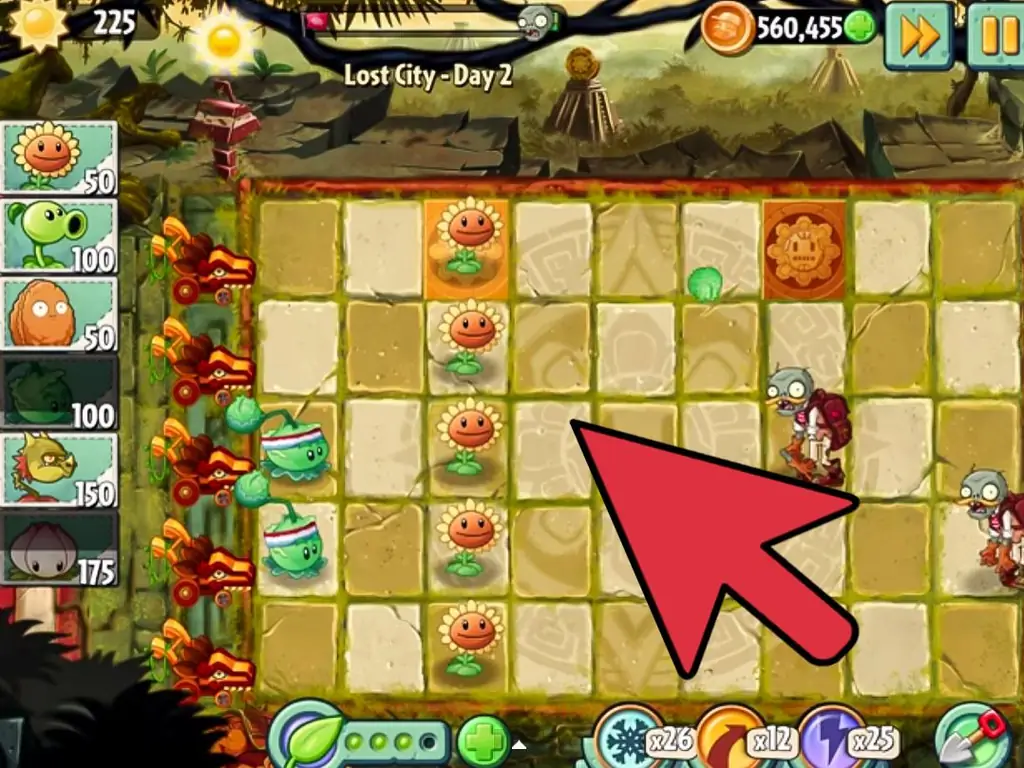 Как играть в бесконечную зону в Plants vs Zombies 2 (с изображениями)