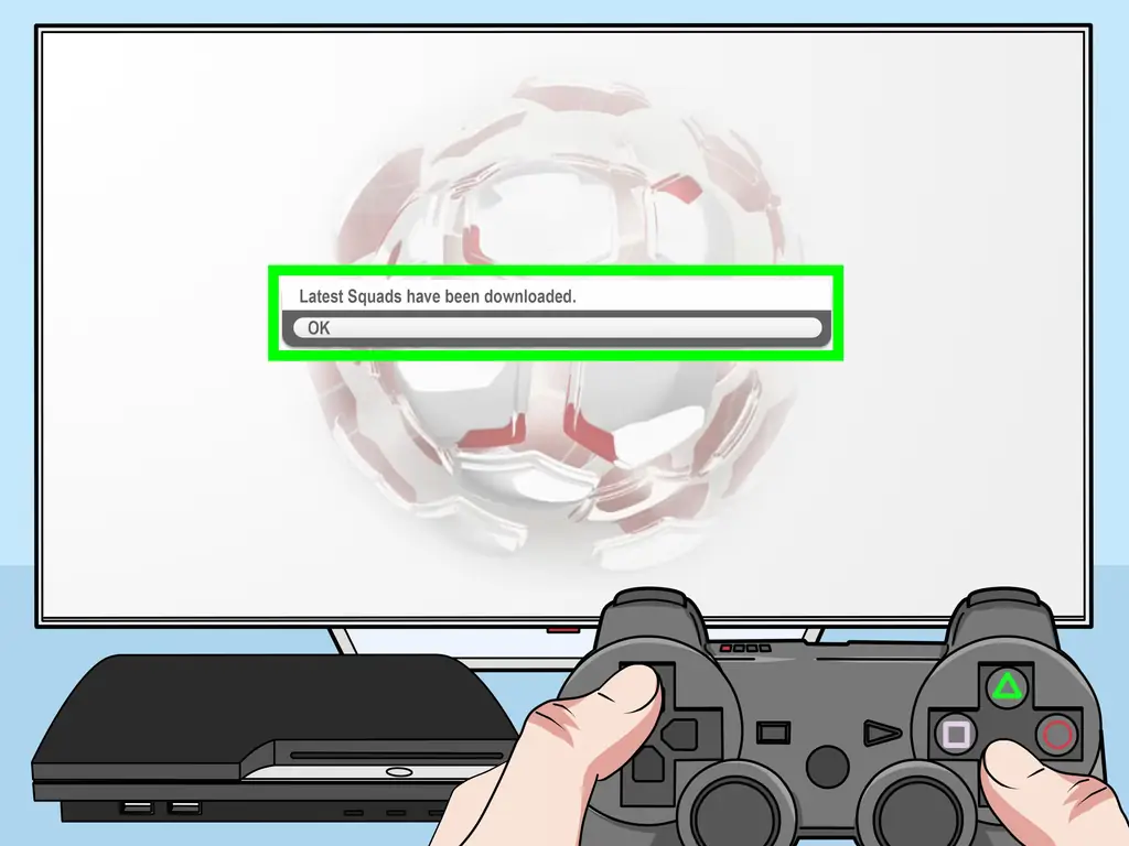 Как обновить FIFA 13 на PS3: 11 шагов (с изображениями)