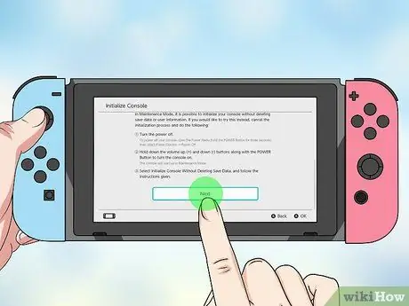Восстановление заводских настроек Nintendo Switch Шаг 7 Восстановление заводских настроек Nintendo Switch Шаг 7