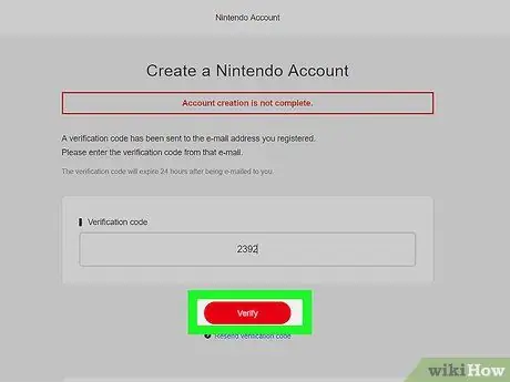 Создайте учетную запись Nintendo и свяжите ее с Nintendo Switch Шаг 6 Создайте учетную запись Nintendo и свяжите ее с Nintendo Switch Шаг 6