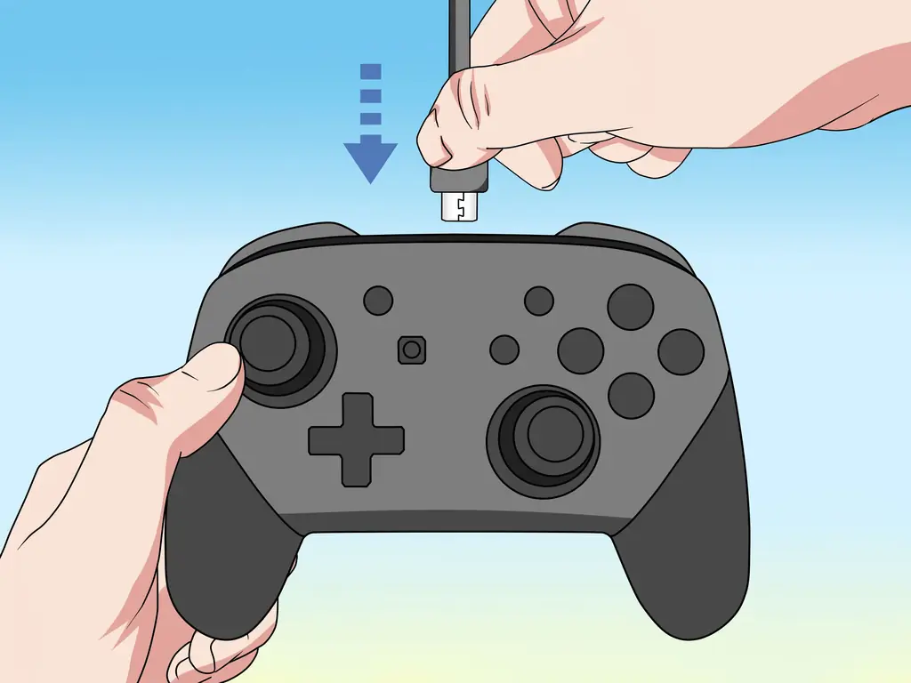 Как зарядить Pro Controller на Nintendo Switch: 5 шагов