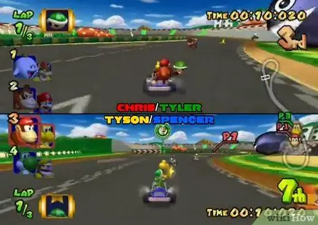 Выиграйте гонку в Mario Kart Double Dash, шаг 8 Выиграйте гонку в Mario Kart Double Dash, шаг 8