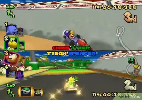 Выиграйте гонку в Mario Kart Double Dash, шаг 10 Выиграйте гонку в Mario Kart Double Dash, шаг 10