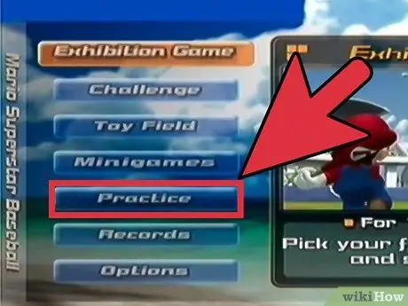 Выиграйте игру в игре Mario Superstar Baseball, шаг 1 Выиграйте игру в игре Mario Superstar Baseball, шаг 1