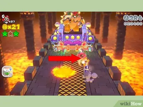 Победите Баузера в мирах 1 и 7 в Super Mario 3D World, шаг 2 Победите Баузера в мирах 1 и 7 в Super Mario 3D World, шаг 2