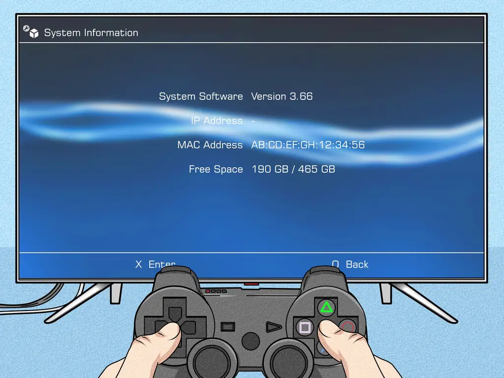 Как проверить память PS3