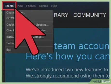 Перезапустите Steam Шаг 1 Перезапустите Steam Шаг 1