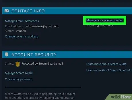 Измените свой номер телефона в Steam Шаг 4 Измените свой номер телефона в Steam Шаг 4