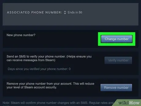 Измените свой номер телефона в Steam Шаг 5 Измените свой номер телефона в Steam Шаг 5