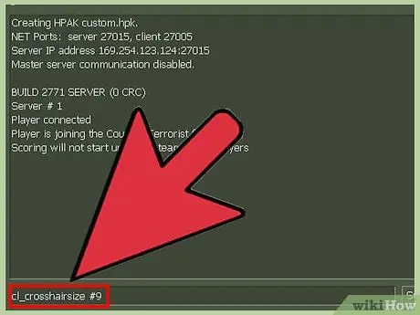 Измените размер перекрестия в Counter Strike Step 6 Измените размер перекрестия в Counter Strike Step 6