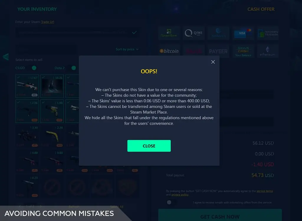 Как продать скины CS: GO: 7 шагов (с картинками)