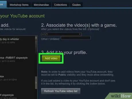 Загрузите видео в Steam на ПК или Mac Шаг 13 Загрузите видео в Steam на ПК или Mac Шаг 13