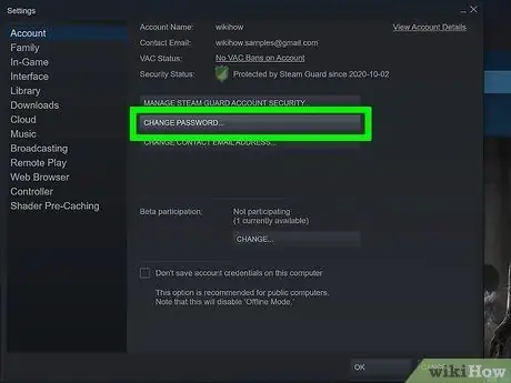 Измените свой пароль Steam, шаг 4 Измените свой пароль Steam, шаг 4