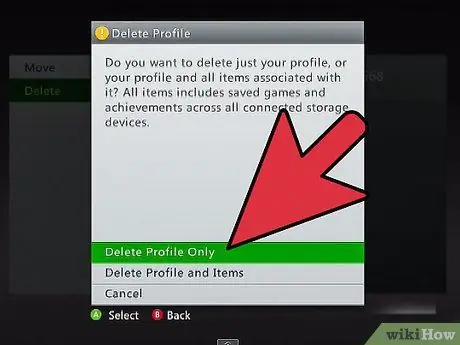 Удалить профили Xbox, шаг 7 Удалить профили Xbox, шаг 7