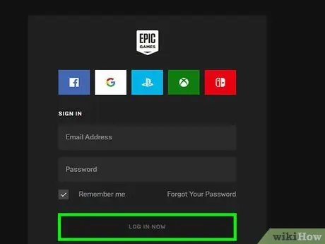 Войдите в Epic Games на Xbox Шаг 1 Войдите в Epic Games на Xbox Шаг 1