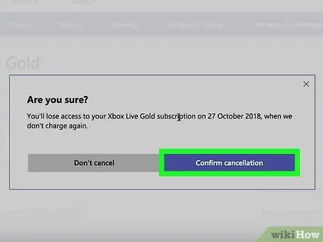 Отменить Xbox Live Шаг 8 Отменить Xbox Live Шаг 8