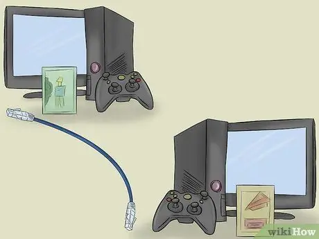 Связь системы с двумя или более консолями Xbox или Xbox 360 Шаг 1