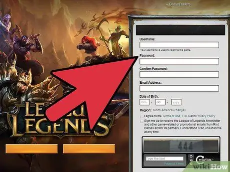 Создайте учетную запись League of Legends Шаг 2 Создайте учетную запись League of Legends Шаг 2
